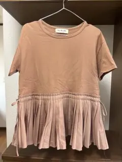 Ray BEAMS プリーツ切り替え 半袖Tシャツのサムネイル