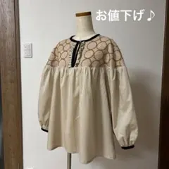 ミナペルホネン merci ゆったりギャザーブラウス　ハンドメイド 2026年最新】ミナペルホネン ハンドメイド ブラウスの人気アイテム