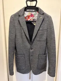【美品】AT.P.CO/アティピコ テーラードジャケット ウール混 M グレー