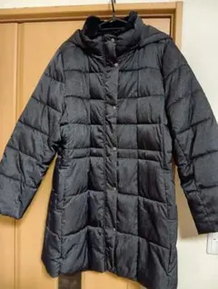 noannu ノアンヌ ダウンコート ブラック フード付　4L