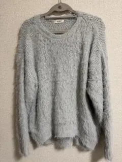 earth music&ecology ニット　ライトグレー