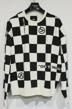 新品 VANS バンズ チェッカー フラッグ チェック スウェット トレーナー