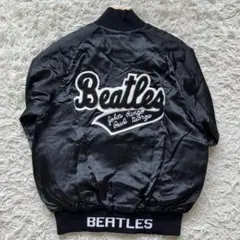 希少／80s☆Beatles　ビートルズ　スタジャン　刺繍　アメリカ製　USA