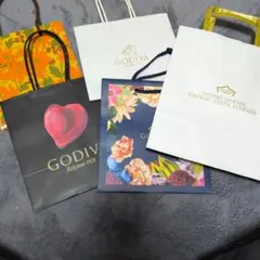 GODIVA他 紙袋 5枚セットのサムネイル