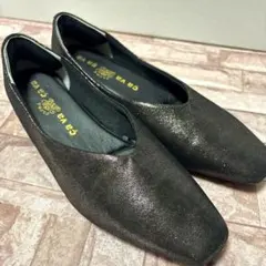 T119 超美品 24.0 サヴァサヴァ フラットシューズ パンプス レディース