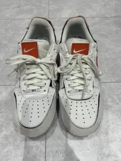 NIKE AIR FORCE 1 ホワイト オレンジ スニーカー