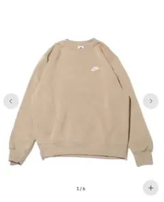 NIKE AS M NSW CLUB CRW BB カーキ/ホワイト