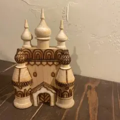 ロシア　木製置き物　アンティーク　お土産