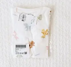 ジェラートピケ　ぬいぐるみ柄ロンパース