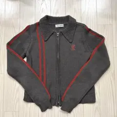 TinaJojun トラックジャケット セーター ニット グレー