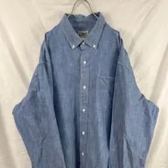 デニムシャツ ボタンダウン