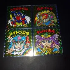 づ*吉様 ヘラクライスト他　４枚セットまとめ売り　ヘッドだらけのビックリマン