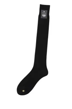 【正規品】HALISON 綿100%リブロングホーズブラック日本製エジプト綿光沢のサムネイル