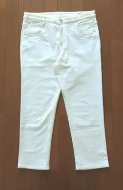 EDWIN ジャージーズ ERS07L 白 スキニー・クロップド丈 　L