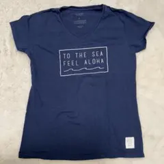 TO THE SEA FEEL ALOHA VネックTシャツのサムネイル