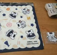 タイトーくじ　サンリオWBCコラボ　侍ジャパン はなまるおばけ E、F賞セット