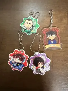 名探偵コナン くら寿司 アクリルチャーム 3点セットとコナンキーホルダー