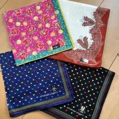 未使用【ungaro】ハンカチ4枚セット