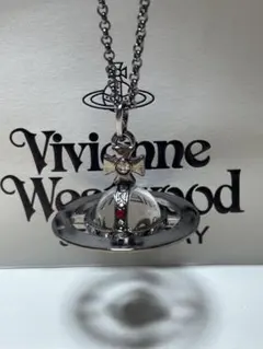 B品 Vivienne Westwood ネックレス ブラックxクリア　Lサイズのサムネイル