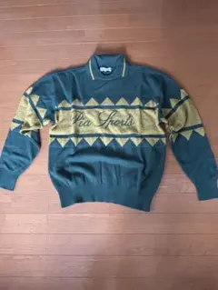 90s 古着　PIA Sports ニットセーター
