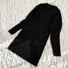 MURUA ニットワンピース F ブラック ハイネック 美シルエット 上品