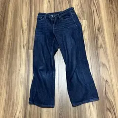 UNIQLO JEANS デニムパンツ 24インチ　バギージーンズ