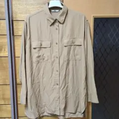 UNIQLO ベージュ 長袖シャツ XL