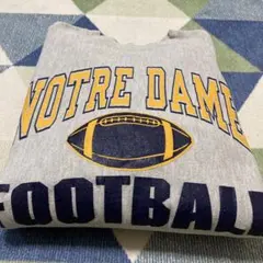 美品90s Championノートルダム リバースウィーブ刺繍タグUSA製L