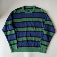 希少 香港製 古着 80's オールド GAP アーガイル ニット セーター 希少 香港製 古着 80´s オールド GAP アーガイル ニット セーター