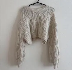 美品⭐️ Heather ヘザー　ケーブルニット