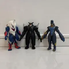 大怪獣ラッシュ　ウルトラフロンティアシリーズ 怪獣フィギュア 3体セット