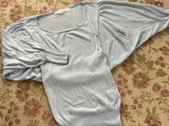 COCODeal ライトブルー 五分袖ニット