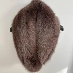 SAGA FOX 高級リアルファー ブラウン系 成人式 防寒小物