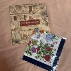 Jim Thompson 花柄スカーフ