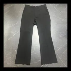 HAREフレアスリムトラウザー　ブラック　フレアパンツ