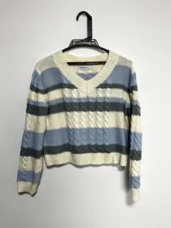 BROWNY Vネック長袖ニット