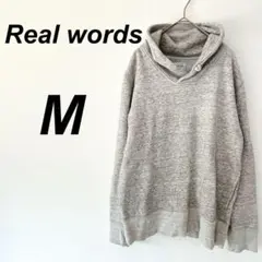 ⭐️リアルワーズ⭐️メンズ　トレーナー　グレー　M カジュアル　シンプル