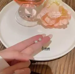 新品　パール　ピアス　6mm 冠婚葬祭　入学式　卒業式　結婚式　七五三　上品