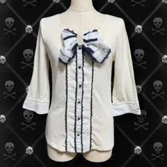 axes femme アクシーズファム フリルブラウス ビックリボン チュニック