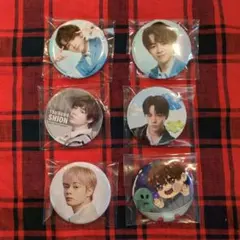 JO1 鶴房汐恩 缶バッジ 5つ おまけ付 匿名配送 ①