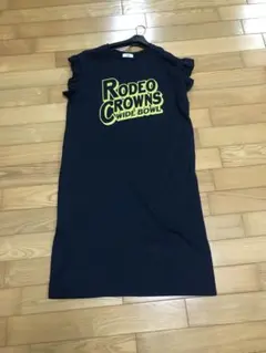 ロデオクラウンズ　袖フリルワンピース美品