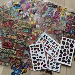 シール まとめ売り 大量セット 平成レトロ キャラクター ステッカー　ディズニー