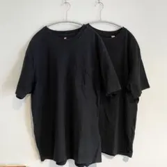 ヘインズ　ビーフィー　ポケットTシャツ 1枚　他1枚　計2枚