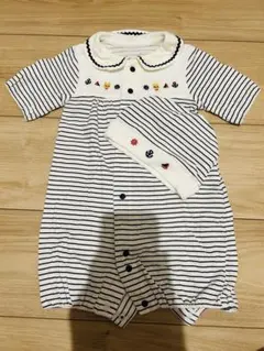 西松屋　まとめ売り　カバーオール　ボーダー　2WAY 50〜60 ロンパース
