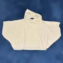 ZARA クリーム色 ポンチョ風 サマーニットセーター