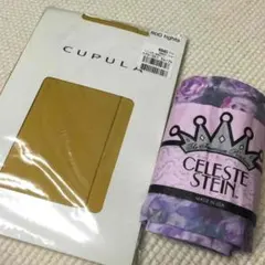 未使用／カラータイツ ２点セット