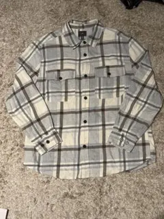 H&M チェック柄 長袖シャツ シャツジャケット