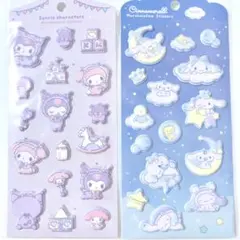 国内正規品　サンリオ　マシュマロステッカー　シナモン　クロミ　マイメロ