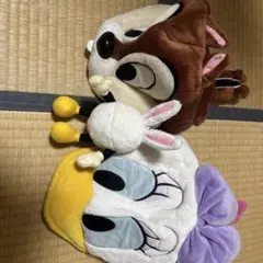 チップとデール ぬいぐるみ風キャップ値下げ可能