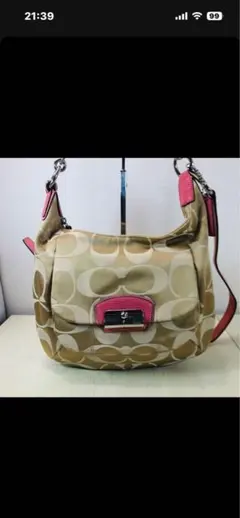 コーチ 2way 斜めがけ可 肩かけ可 ショルダーバッグ ワンショルダーバッグ